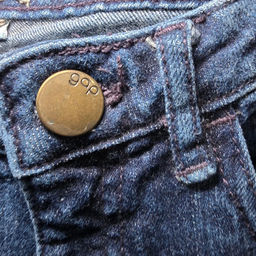 Gap Kids Girls Skinny Stretch Jeans Dark Wash Denim Size 12 Adjustable Waist